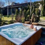 Купель Фурако Polar Spa ELITE QUATTRO 200 квадратная с интегрированной печью для 6-8 человек (термососна темная) фото  фото - 14