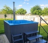 Купель Фурако Polar Spa ELITE QUATTRO 200 квадратная с интегрированной печью для 6-8 человек (термососна темная) фото  фото - 28