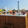 Купель Фурако Polar Spa ELITE QUATTRO 200 квадратная с интегрированной печью для 6-8 человек (термососна темная) фото  фото - 8