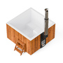 Фурако Polar Spa ELITE QUATTRO 180 квадратная с интегрированной печью для 4 человек (термососна светлая) с доставкой фото - 1 Купель Фурако Polar Spa ELITE QUATTRO 180 квадратная с интегрированной печью для 4 человек (термососна светлая) фото фото - 1